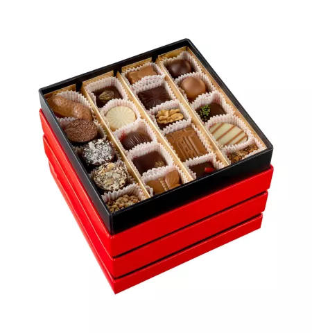 Square box - 60 pralines