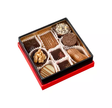 Square Box - 9 pralines