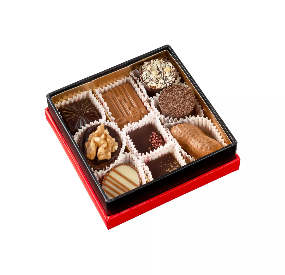Square Box - 9 pralines