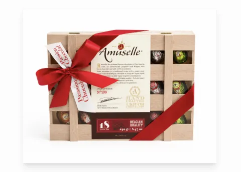 Coffret pralines à l'alcool