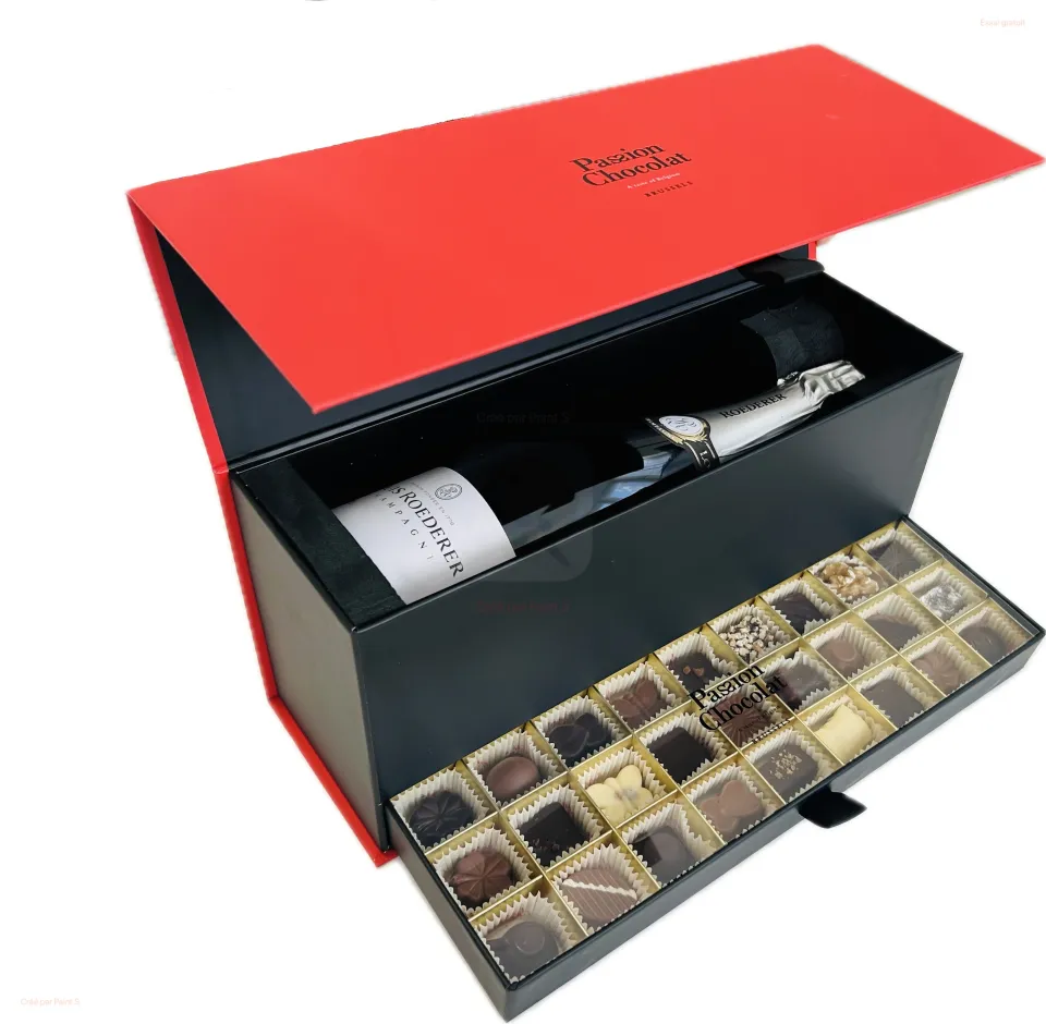 Boite champagne ROSE